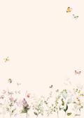 [16431698800] Designblatt A4 210x297 mm 'Summer Flora' 100 g/qm